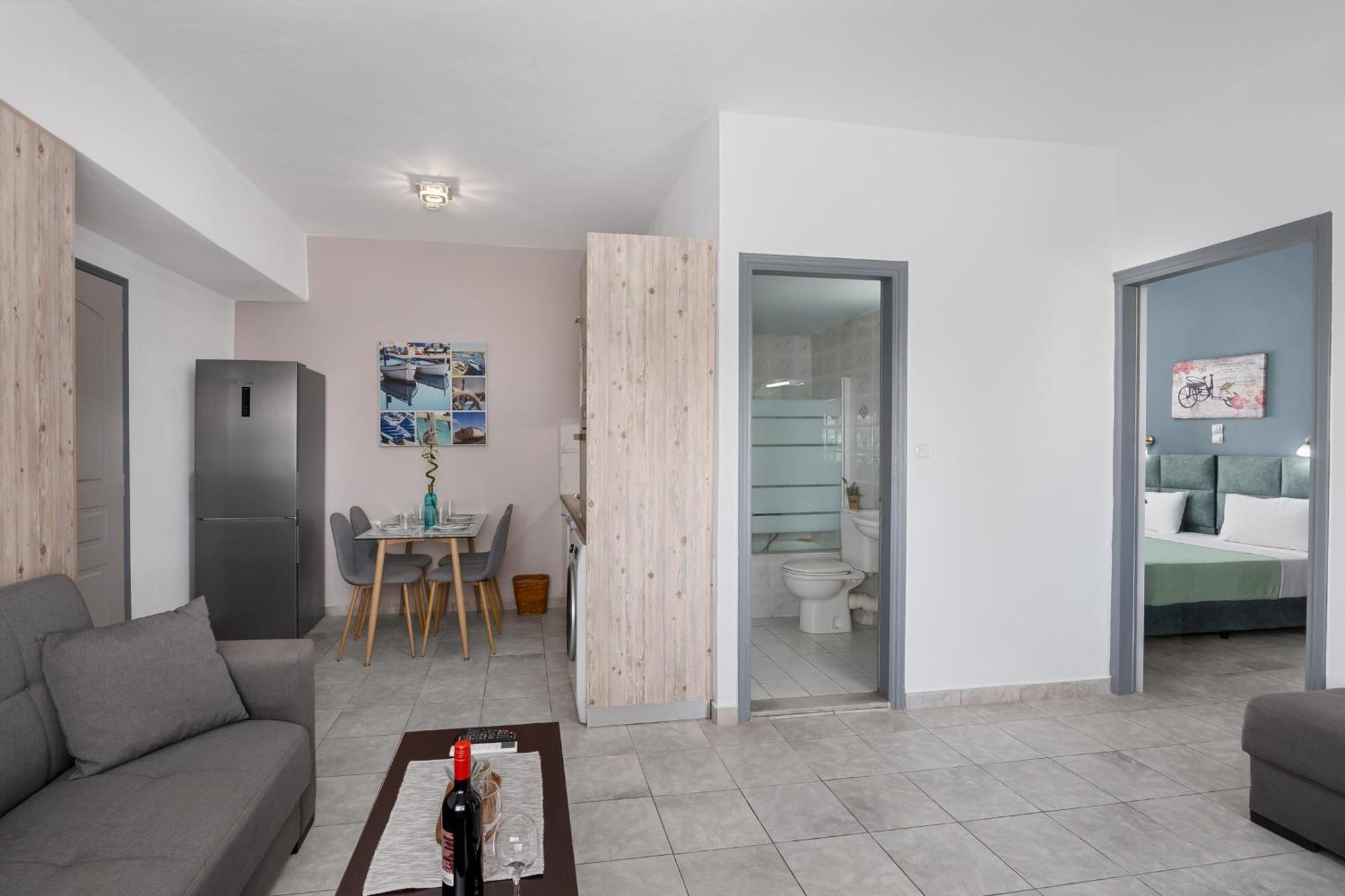 Nikos Apartments Agia Marina  Ngoại thất bức ảnh